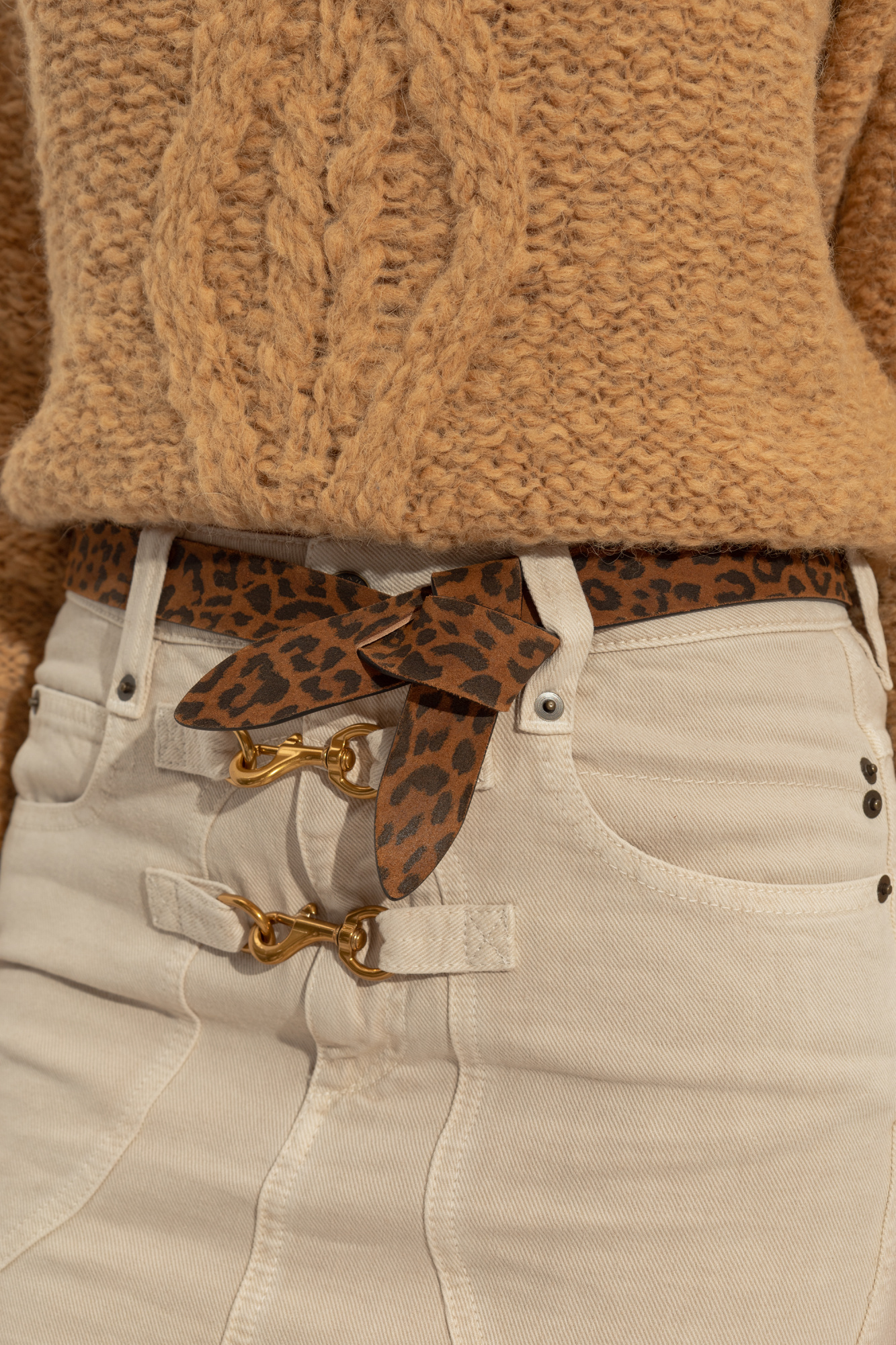 Brown 'Lecce' belt Isabel Marant - Vitkac GB